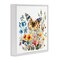 Stupell Industries Spring Butterfly Garden Framed Giclee Wall Art Design by LSR Design Studio